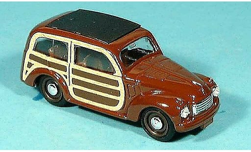 Fiat 500 C 1/43 Brumm marrone 1949 modellini auto