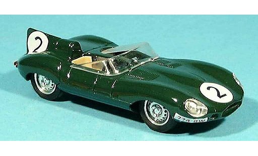 Jaguar D-Type 1956 1/43 Brumm le mans no. 2 paul frere modellini auto