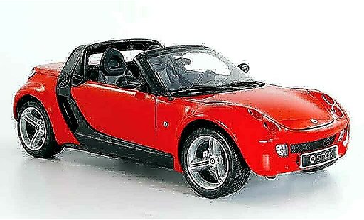 Smart Roadster Base 1/18 Kyosho rosso 2003 modellini auto