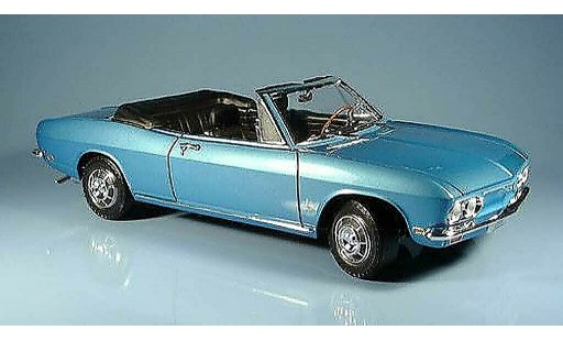 Chevrolet Corvair Coupe 1/18 Yat Ming monza blu 1969 modellini auto