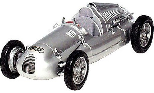 Auto Union Typ D course 1/18 CMC 1938 modellini auto