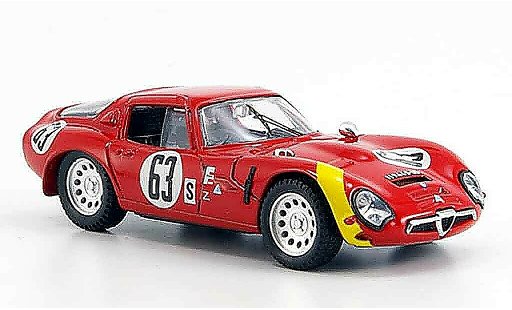 Alfa Romeo Giulia TZ2 1/43 Best no.63 geki andrey 12h sebring 1966 modellini auto