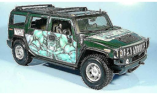 Hummer H2 Base 1/18 Maisto suv hulk modellini auto