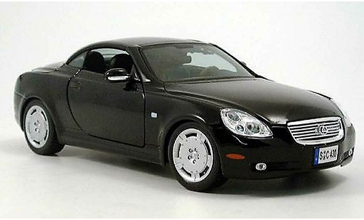 Lexus SC 430 1/18 Maisto noir toit ferme 2002 modellini auto