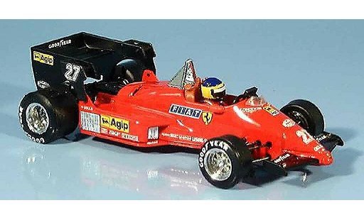 Ferrari 126 C4 1/43 Brumm g.p. belgien m. alboreto modellini auto