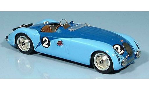 Bugatti 57 G (course) 1/43 IXO vincitore Le Mans J.P.Wimille - R. Benoist 1937 modellini auto