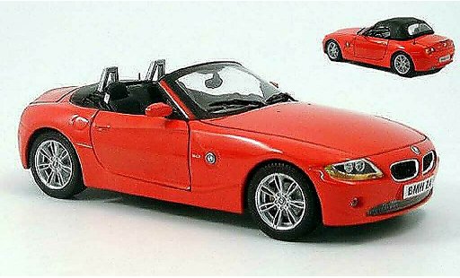 Bmw Z4 roadster 1/18 Ricko E85 rosso 2002 modellini auto