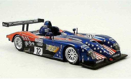 Panoz LMP01 Le Mans 1/43 IXO No 12 Jeannette Donohue Auberlen Le Mans 2002 modellini auto