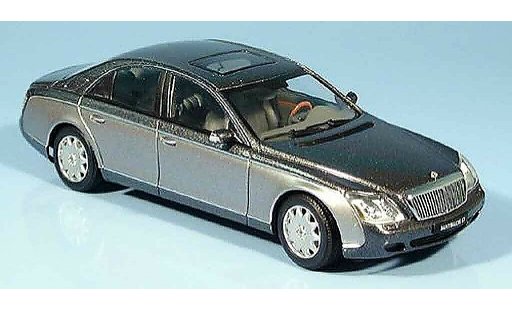 Maybach 57 SWB 1/43 Autoart grigio metallisee 2002 modellini auto