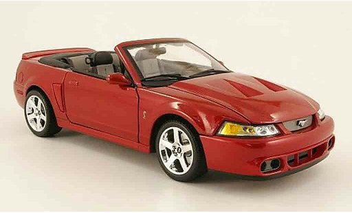 Ford Mustang 2003 1/18 Maisto svt cobra convertibile rosso modellini auto
