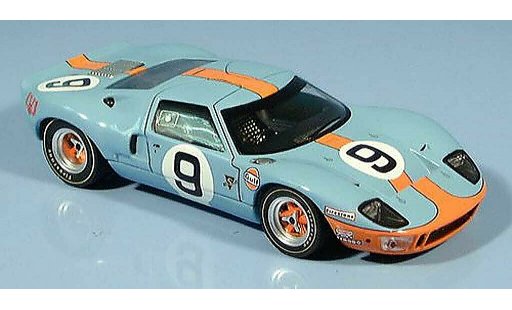 Ford GT40 Mk I 1/43 IXO GT 40 No. 9 vincitore Le Mabs Rodriguez-Bianchi 1968 modellini auto