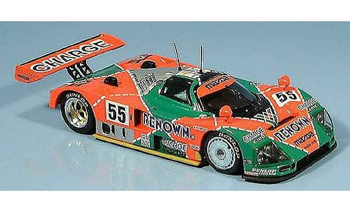 Mazda 787B Base 1/43 IXO Weidler-Herbert-Gachot vincitore Le Mans 1991 modellini auto