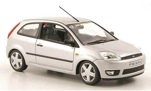 Ford Fiesta MKIV 1/43 Minichamps grigio 3-portes modellini auto