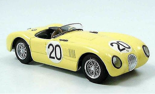 Jaguar C-Type Course 1/43 Brumm no.20 laurent tornaco neunter le mans 1953 modellini auto