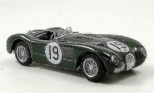 Jaguar C-Type Course 1/43 Brumm no.19 whitehead stewart vierter le mans 1953 modellini auto