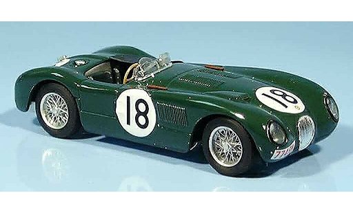 Jaguar C-Type Course 1/43 Brumm no.18 rolt hamilton vincitore le mans 1953 modellini auto