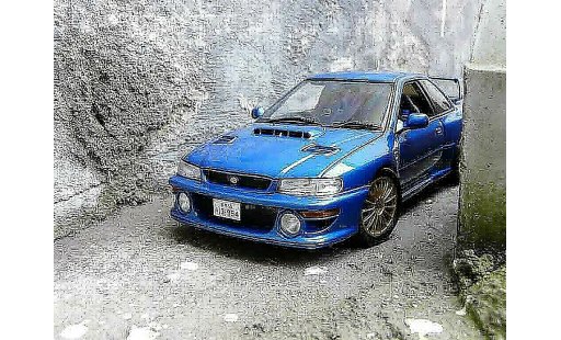 Subaru Impreza 22B 1/18 Autoart jantes modellini auto
