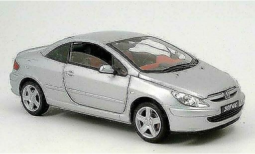Peugeot 307 CC 1/18 Solido grigio 2003 modellini auto