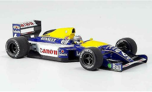 Renault F1 1991 1/43 Minichamps williams fw14 patrese modellini auto
