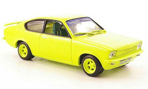 Opel Kadett C Coupe 1/43 Minichamps Street Racer neongiallo modellini auto