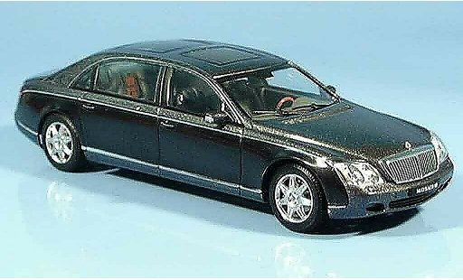Maybach 62 LWB 1/43 Autoart grigio nero modellini auto