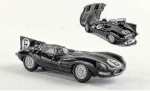 Jaguar D-Type 1955 1/18 Autoart No.6 Hawthorn/Bueb 24h Le Mans modellini auto