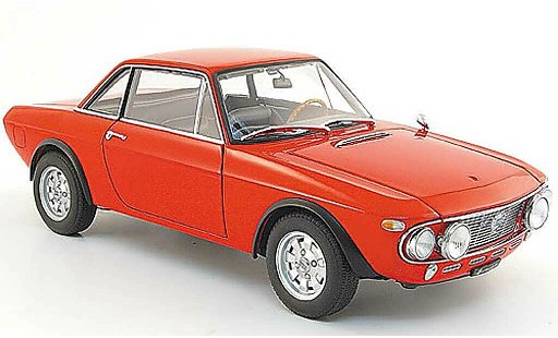 Lancia Fulvia HF 1/18 Autoart 1.6 fanalone rosso modellini auto