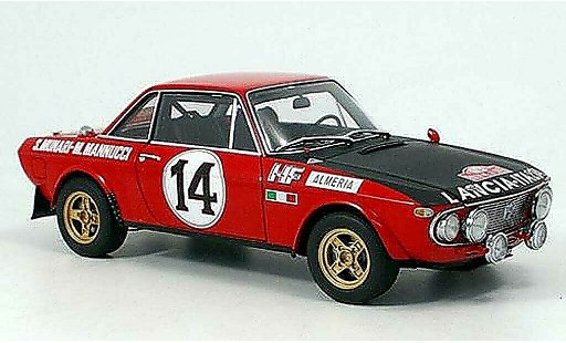 Lancia Fulvia HF 1/18 Autoart 1.6 munari-man. 1972 modellini auto