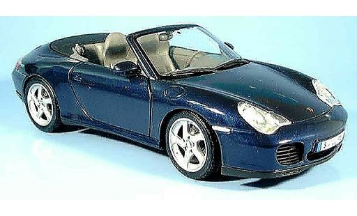 Porsche 911 4S 1/18 Maisto Cabrio blu 2003 modellini auto