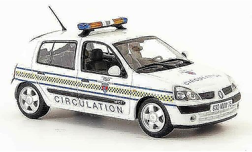 Renault Clio Base 1/43 Norev circulation paris police (fr) 2002 modellini auto