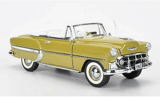 Chevrolet Bel Air Convertible 1/18 Sun Star 1953 Cabrio oliv modellini auto