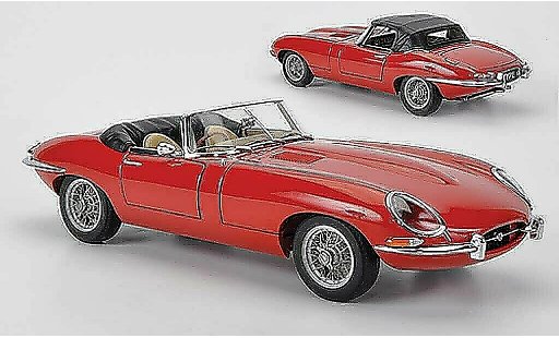 Jaguar E-Type Roadster 1/18 Autoart Series I 3.8 rosso modellini auto