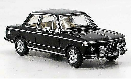 Bmw 2002 tii 1/43 Autoart L nero 1974 modellini auto