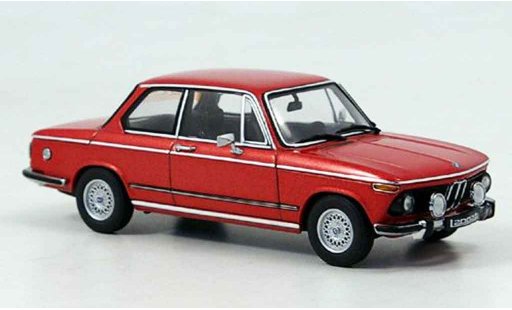 Bmw 2002 tii 1/43 Autoart L rosso 1974 modellini auto