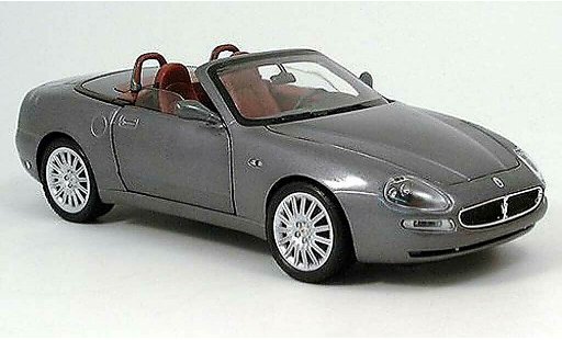 Maserati GT Spyder Base 1/18 Burago grigio 2003 modellini auto