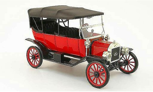 Ford Model T Touring 1/18 Eagle rosso/nero 1913 modellini auto