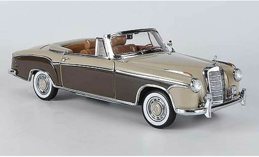 Mercedes 220 Cabriolet 1/18 Sun Star SE Cabrio beige/marrone 1958 modellini auto
