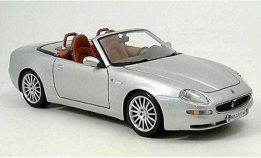 Maserati GT Spyder Base 1/18 Maisto grigio 2004 modellini auto