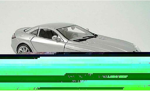 Mercedes SLR Base 1/18 Maisto mclaren grigio metallized 2003 modellini auto
