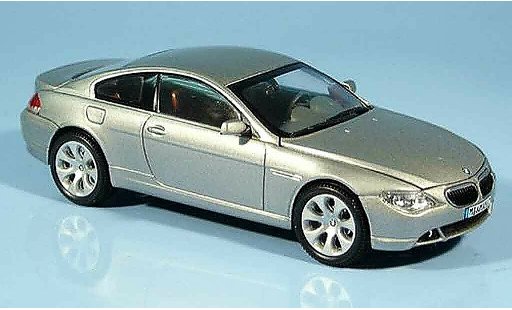 Bmw 635 coupe 1/43 Kyosho E63 d grigio metallisee 2003 modellini auto