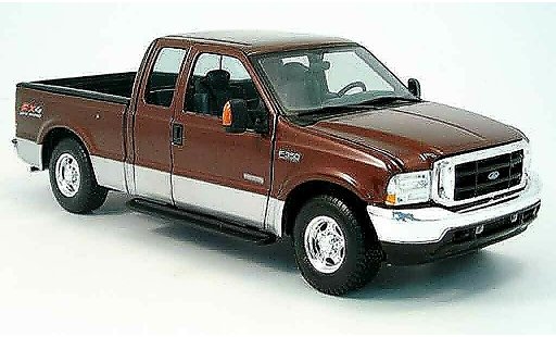 Ford F-350 Pickup 1/18 Maisto rosso/grigio 2004 modellini auto