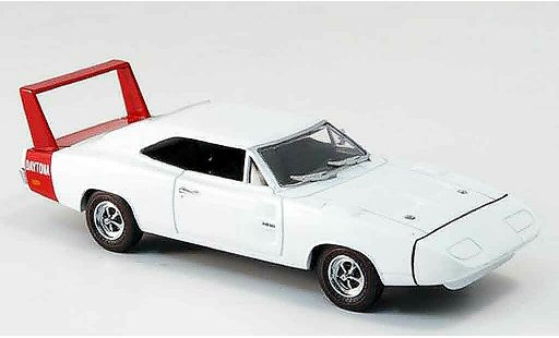 Dodge Charger 1969 1/43 Eagle Daytona bianco avec rotem Heckspoiler modellini auto