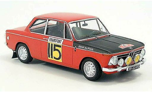 Bmw 2002 ti 1/43 Trofeu Monte Carlo Slotemaker-Geest 1969 modellini auto
