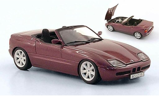 Bmw Z1 roadster 1/43 Minichamps lilla 1991 modellini auto