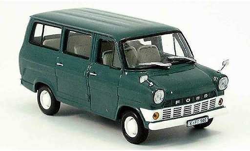 Ford Transit Bus 1/43 Minichamps grigioverde 1965 modellini auto