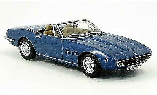 Maserati Ghibli spyder 1/43 Minichamps blu 1969 modellini auto