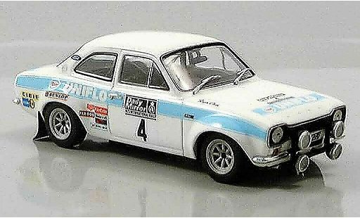 Ford Escort RS 1600 1/43 Minichamps RAC Clark Mason vincitore 1972 MK1 modellini auto