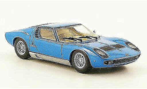 Lamborghini Miura Base 1/43 Minichamps blu 1966 modellini auto