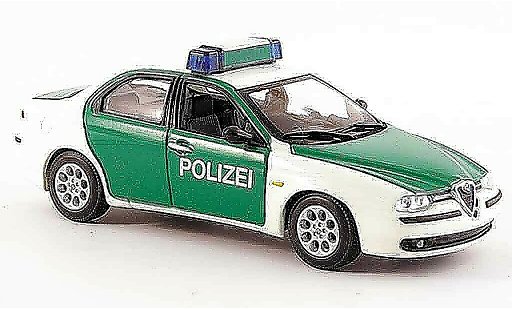 Alfa Romeo 156 polizia 1/43 Minichamps police Germania 1997 modellini auto