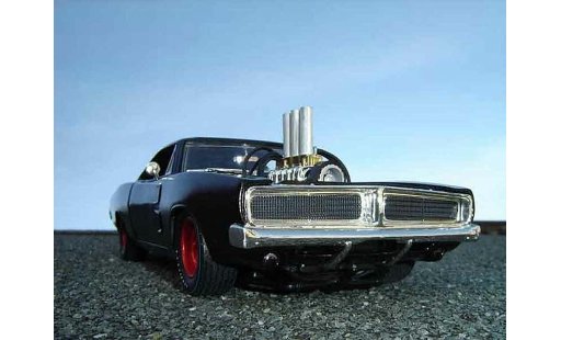 Dodge Charger 1969 1/18 Hot Wheels bad rider modellini auto